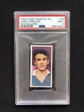 1958 CADET SWEETS - FOOTBALLERS - JIMMY GREAVES #36 PSA 9