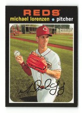 2020 Topps Heritage Michael Lorenzen  #242   Cincinnati Reds Baseball Card