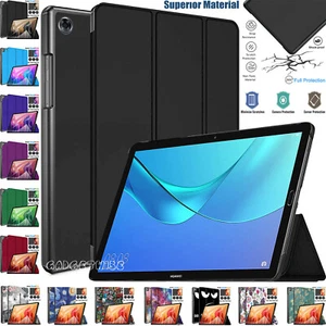 Shell Magnetic Stand Case Leather Smart Cover For Huawei MediaPad M5 10.8" Inch - Picture 1 of 28