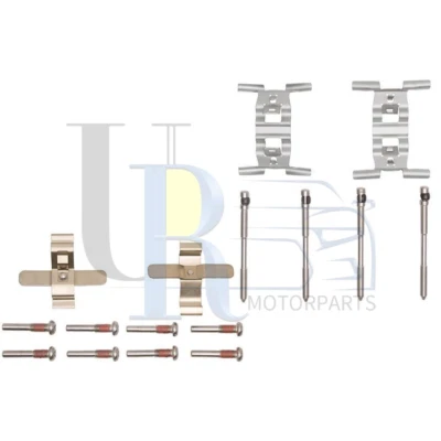 2pcs Front Rear Disc Brake Hardware Kit for Mercedes-Benz E63 AMG 2010-2014 2015 - Image 1 of 3
