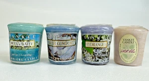 Yankee Candle Set of 4 Sample Candles Various Scents NOS - Picture 1 of 9