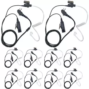 10-Pack PTT Earpiece Headset for HYTERA Radio TC2100 TC500 TC600 TC610 TC620 - Picture 1 of 8