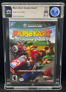 Mario Kart Double Dash Nintendo GameCube Black Label Sealed New WATA 9.4 A++ - Picture 1 of 2