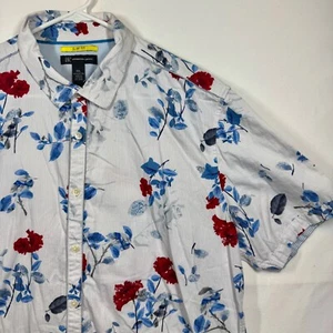 Camisa hawaiana INC International Concepts estampado floral abotonada calce ajustado XXL - Imagen 1 de 8