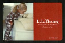 L.L. BEAN Young Girl Kissing Sleeping Puppy 2007 Gift Card ( $0 )