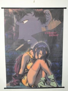 Poster da parete vintage Cowboy Bebop Faye San Valentino con tessuto Spike - Foto 1 di 7