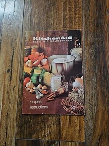 Vintage KitchenAid Hobart Electric Mixer Recipes Instructions Booklet - Picture 1 of 1