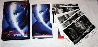 VHS no DVD DER 200 JAHRE MANN zweihundert VHS incl Promo FOTOS! Robin Williams  - Bild 1 von 2