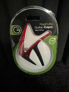 G7TH Nashville Capo (ROJO) G7NVRD para guitarras eléctricas de viaje acústicas TOTALMENTE NUEVAS - Imagen 1 de 2