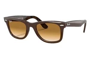 Ray Ban Sunglasses Wayfarer RB2140 127651 50-22 Polished Brown Gradient - Picture 1 of 6