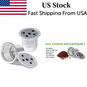 For Keurig K-Supreme Plus Stainless Steel 5 Holes Filter Cup Coffee Pod Capsule - Picture 1 of 9