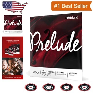 Prelude Viola String Set - Medium Tension Solid Steel Core, Warm Tone, 4 Strings - Picture 1 of 8
