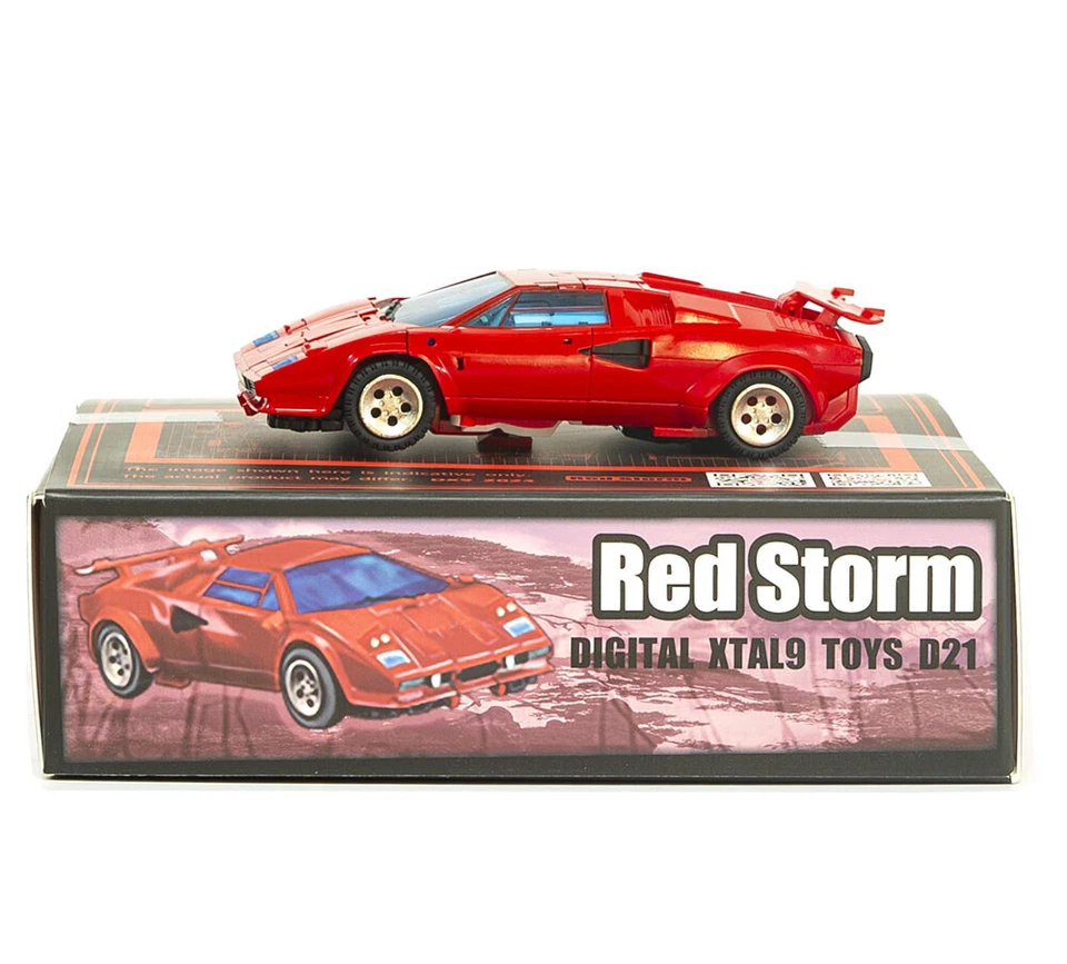 DX9 toys D21 Sideswipe Red Storm Lamborghini G1 MP Action Figure toy in stock - Image 1 of 4