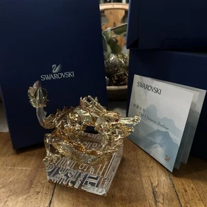 Swarovski Chinese Zodiac – Dragon, large – Crystal Golden Shine MIB Free Ship - Picture 1 of 15