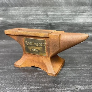 Remington 1816 Anvil Cast Iron Antique Finish Old West Western Man Cave Decor - Picture 1 of 9