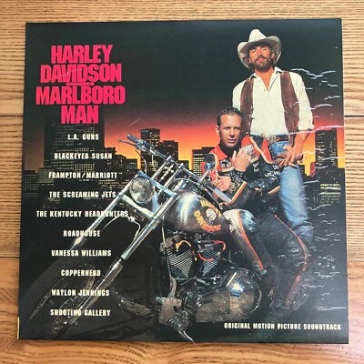 Harley Davidson And The Marlboro Man Soundtrack 1991 Korea Vinyl LP With Insert Foto 1 de 4