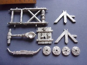 Citadel GW MD7 Zwerg Koblobber Steinwerfer Kriegsmaschine Teile 80er Metall - Bild 1 von 2