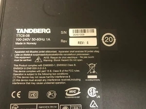 TANDBERG CODEC 6000 MXP TTC6-08 VIDEO CONFERENCE MULTISITE WITH RACK MOUNTS #F2 - Picture 1 of 3