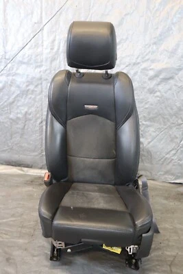 16 17 18 19 CADILLAC CTS-V LT4 6.2L OEM BLACK LEATHER LH DRIVER FRONT SEAT #1544 - Imagem 1 de 4