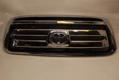 2010-2013 TOYOTA TUNDRA MAIN GRILL GRILLE CHROME W/ BLACK INSERT OEM - Image 1 of 4