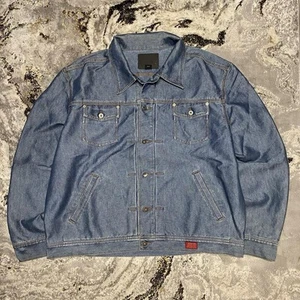 Vintage Guess USA slick Denim 1990s jacket XXXL - Picture 1 of 7