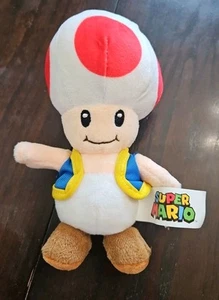 Peluche Nintendo Super Mario Rospo 7" con etichetta e anello da appendere Fasg spedizione giocattolo - Foto 1 di 9