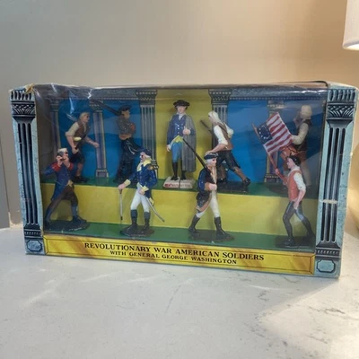 盒装套装 60 毫米 Marx Warriors of the World Revolutionary War Gen 华盛顿  — 第 1/4 张图片