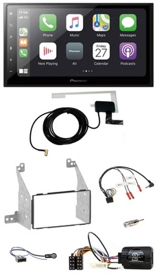 Pioneer USB Lenkrad 2DIN Bluetooth DAB Autoradio für Nissan Pathfinder R51 2010- - Bild 1 von 4