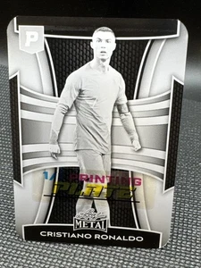 Cristiano Ronaldo - 2025 Blattmetall makellos #111 schwarz Druckplatte 1/1 - Bild 1 von 2