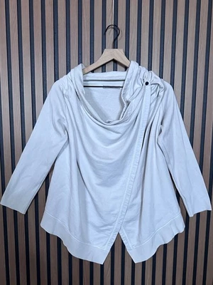 Chaqueta AllSaints Mediana Mujer Gris Hiedra Drape Cárdigan 100% Algodón Foto 1 de 4