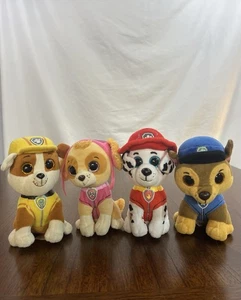 (7) Nickelodeon Paw Patrol Stuffed Plush Toys - Team Set - VERY NICE - 6" - Picture 1 of 4