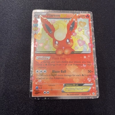 Pokémon TCG - Flareon EX - RC6/RC32 - Generations Radiant Collection - LP+/NM - Image 1 of 4