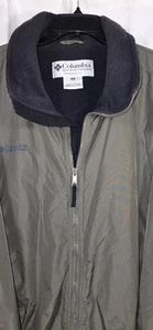 Columbia schwerer Herren Mantel grau Nylon Shell schwarz Fleece gefüttert Größe X-Large - Bild 1 von 7