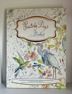 Painterly Days: The Woodland Watercoloring Book For Adults By Kristy Rice 2016 - Foto 1 di 18