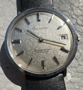 ACCURIST SHOCMASTER VINTAGE ANNI '60 CARICA MANUALE - Imagen 1 de 7