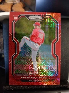 Tarjeta de baloncesto 2021 Panini Prizm RC #66 Spencer Howard #'d/149 Red Mojo Prizm - Imagen 1 de 2