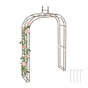 Rosenbogen Blumenbogen Rankbogen Gartenbogen Rundbogen Torbogen Rankhilfe Metall - Bild 1 von 6