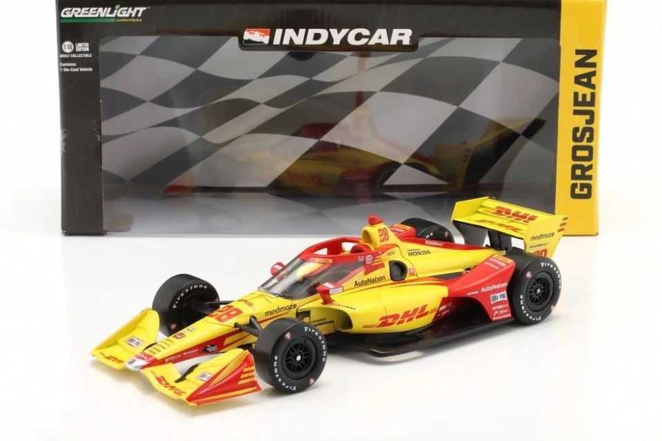 2023 NTT IndyCar Series #28 Romain Grosjean / Andretti Autosport DHL en 1:18 Foto 1 de 4