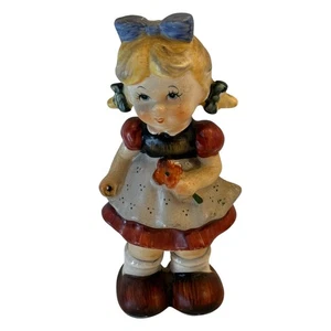 Seltene Victoria Keramik Vintage Japan große Mädchen Figur - Bild 1 von 3