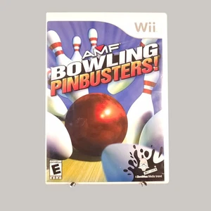 *TESTED + CASE CLEANED* - AMF Bowling Pinbusters - WII - W/ MANUAL - Picture 1 of 6