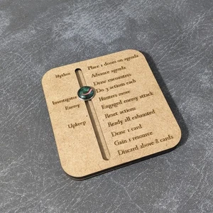 Arkham Horror The Card Game Inspired Magnetic Round Tracker Board - Picture 1 of 6