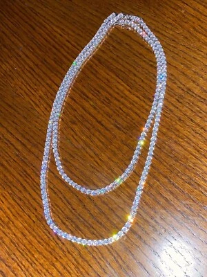 Теннисная цепь из нержавеющей стали ПРОТИВ ПОТУСКНЕНИЯ 24 дюйма ТОЛЬКО для 1 цепи / КОМПЛЕКСНАЯ - Изображение 1 из 2