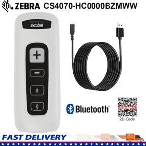 Symbol CS4070-HC0000BZMWW Wireless Bluetooth 2D USB Barcode Scanner mit Akku - Bild 1 von 5