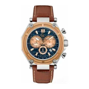 Repuesto de correa de cuero azul para hombre para relojes GC X10005G7S acero inoxidable Wa - Imagen 1 de 2