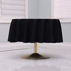 Kadut Black Tablecloth   90 Inch Round Tablecloths For Circular Table Cover In