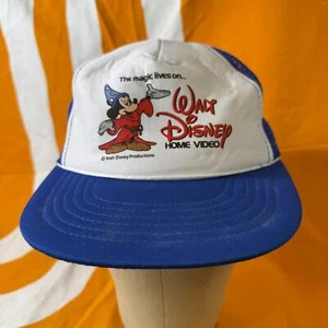 Vintage Walt Disney Home Video Youth Baseball Hat Mickey Mouse VHS Betamax - Picture 1 of 6