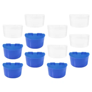 12 Pcs Bird Food Dispenser Pigeons Water Feeder Poultry Feeder - Picture 1 of 12