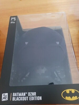 Dznr 25 Cm 10 Inch Batman black out By Yume Dc Comics bat man 80th anniversary - Image 1 of 3