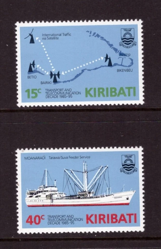 Kiribati 1985 Transport and Telecommunications set MNH mint stamps — 第 1/1 张图片