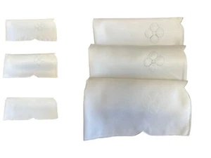 Pack de 4 Servilletas Bordadas Flor 3 Diseños Servilletas Cocina - Imagen 1 de 10